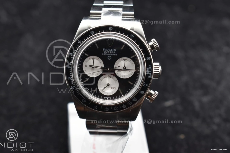 SS ADGF White Daytona SS Black on Bracelet 825 A Edition Comfortable Best Dial 0109